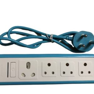 Anchor  Spike Guard , 4 Sockets, 16A, 240V (White & Blue)22067