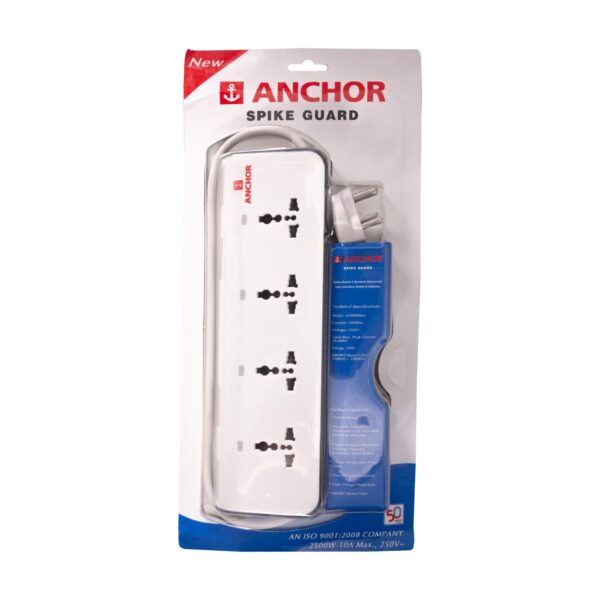 Anchor 240V 2500W Spike Guard (White, Grey)- 22660 - Image 3