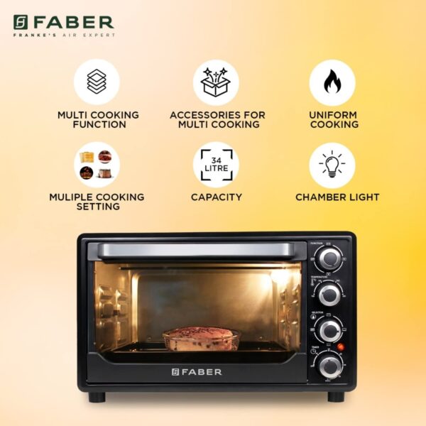 Faber 34LTR 1600W OTG BLACK - Image 9