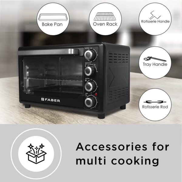 Faber 34LTR 1600W OTG BLACK - Image 5