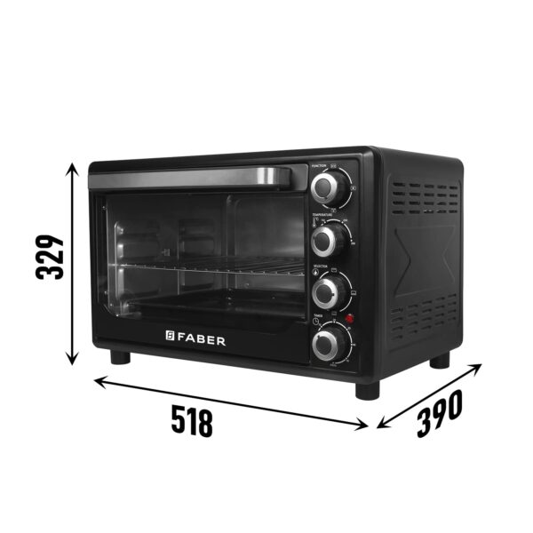Faber 34LTR 1600W OTG BLACK - Image 8