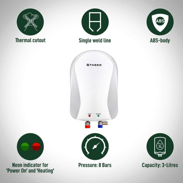 Faber Instant Water heater 3LTR - Image 7