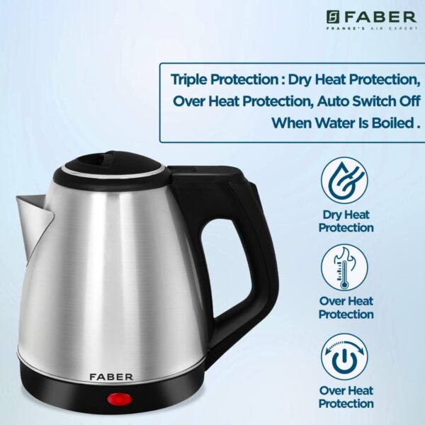 Faber Kettle 1.2LTR SS body - Image 3