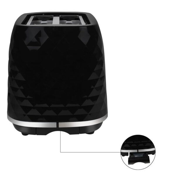 Faber Toaster 950W DLX BK - Image 6