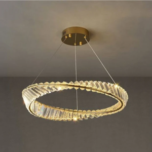Adore Modern Crystal Tilted LED Chandelier