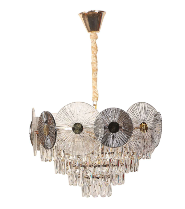 Silsica Gold Iron Chandelier - Image 3