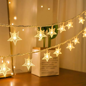 Serial String Star Clip Lights