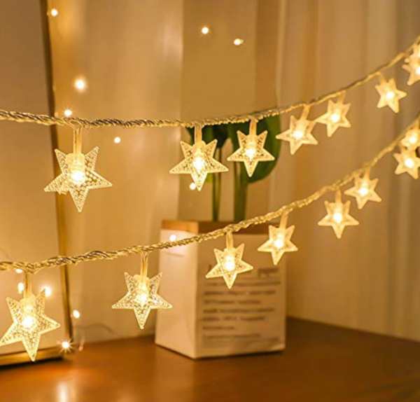Serial String Star Clip Lights