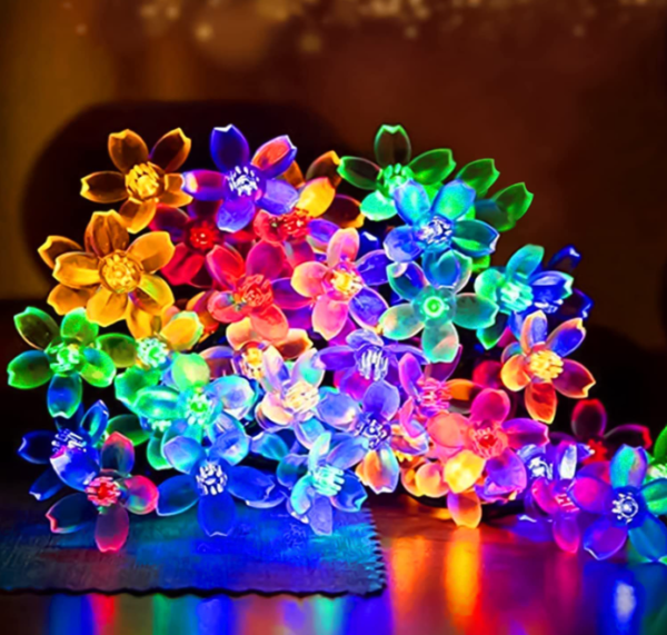 14L Silicon Flower Led RGRB Multi light for decoration