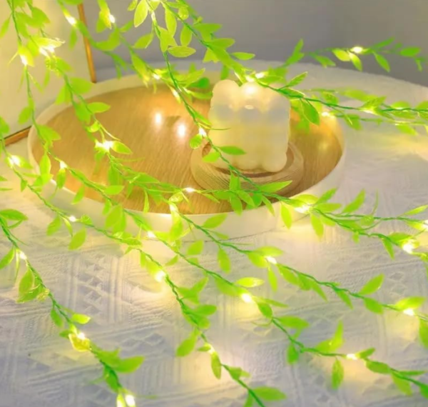 Plastic Artificial Leaf Led String Light - Image 8