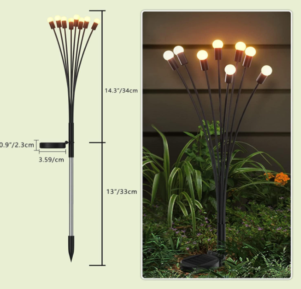 8 LED Solar Garden Light - Image 2
