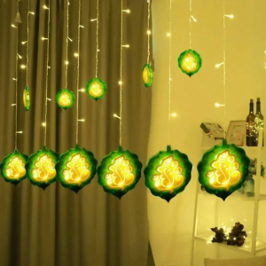 Diwali Light Pan Ganesh , Led String Copper Lights
