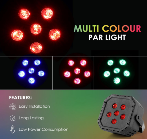 RGB Stage Par Light 6L - Image 5