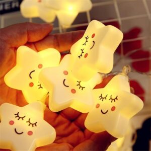 Smiling Star Led Serial String Lights 16L