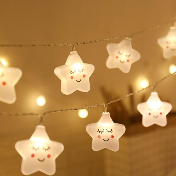 Smiling Star Led Serial String Lights 16L - Image 4