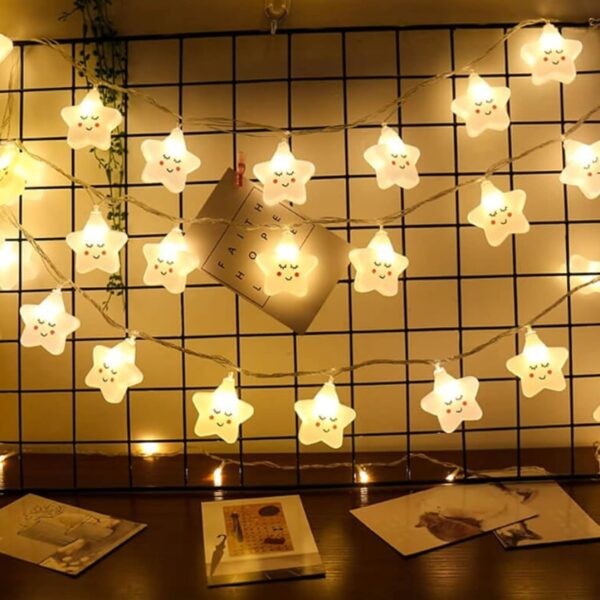 Smiling Star Led Serial String Lights 16L - Image 7
