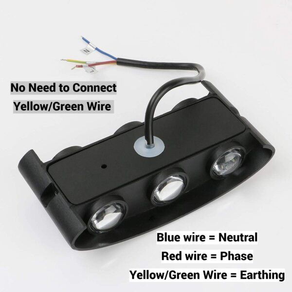 LED WallWasher Light 6 Way Up Down - Image 4